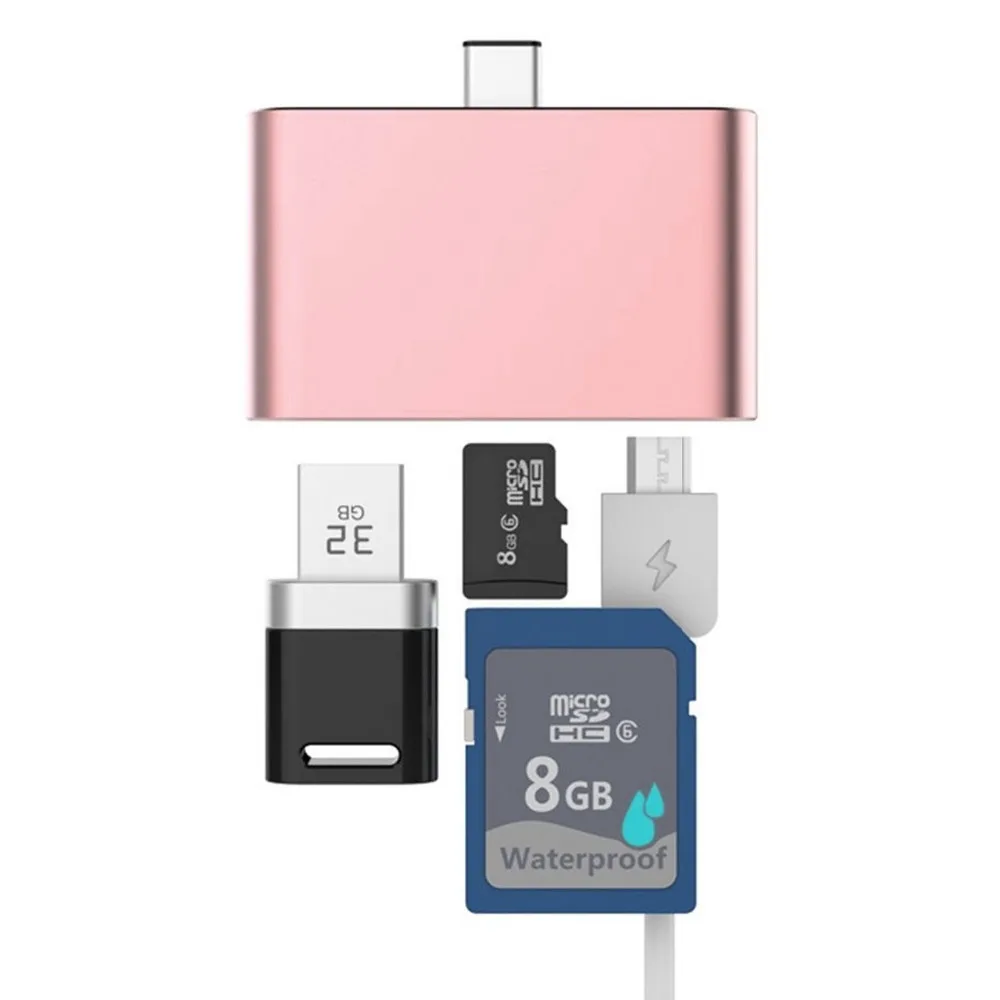 VONETS type-C концентратор USB type C OTG Sim CF SD TF кардридер адаптер конвертер для MacBook Air samsung Galaxy Note 8 S8 аксессуары
