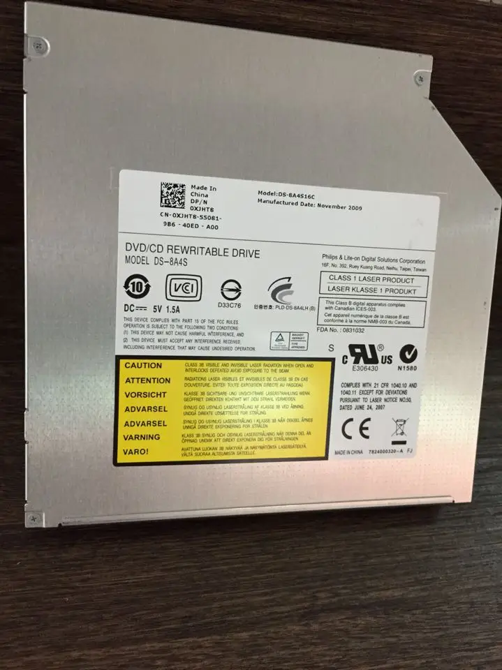 Для DELL N4010 N4050 N5050 N5010 N5110.DVD Сжечь SATA привод Оптических Дисков 12.7 мм