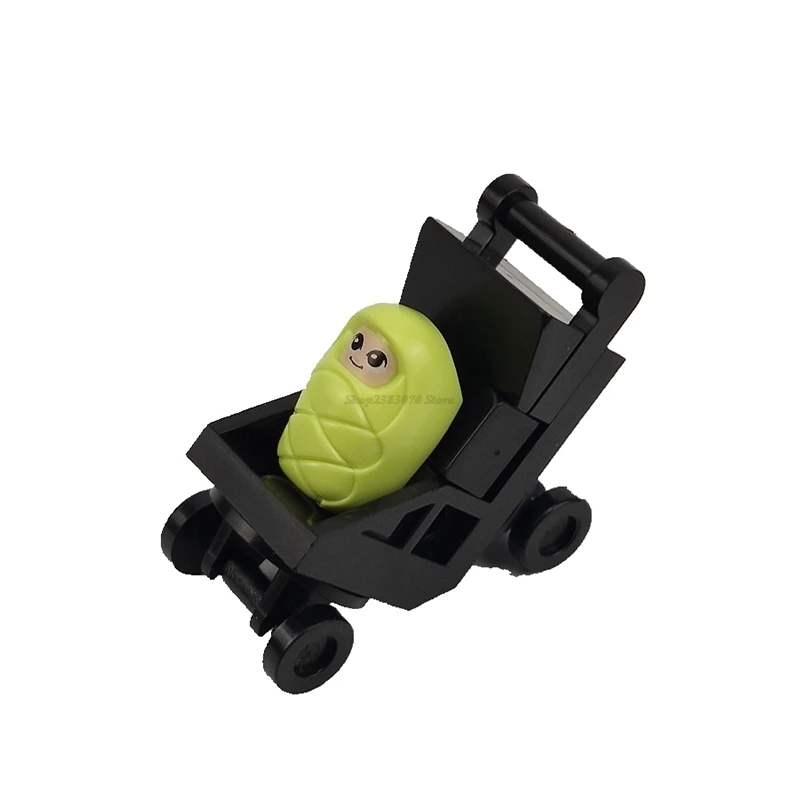 

Single Sale Creator Toys Baby Carriage CPJ176 Model Building Blocks City DIY Bricks Educational For Kids Gift Legoing Block Kit