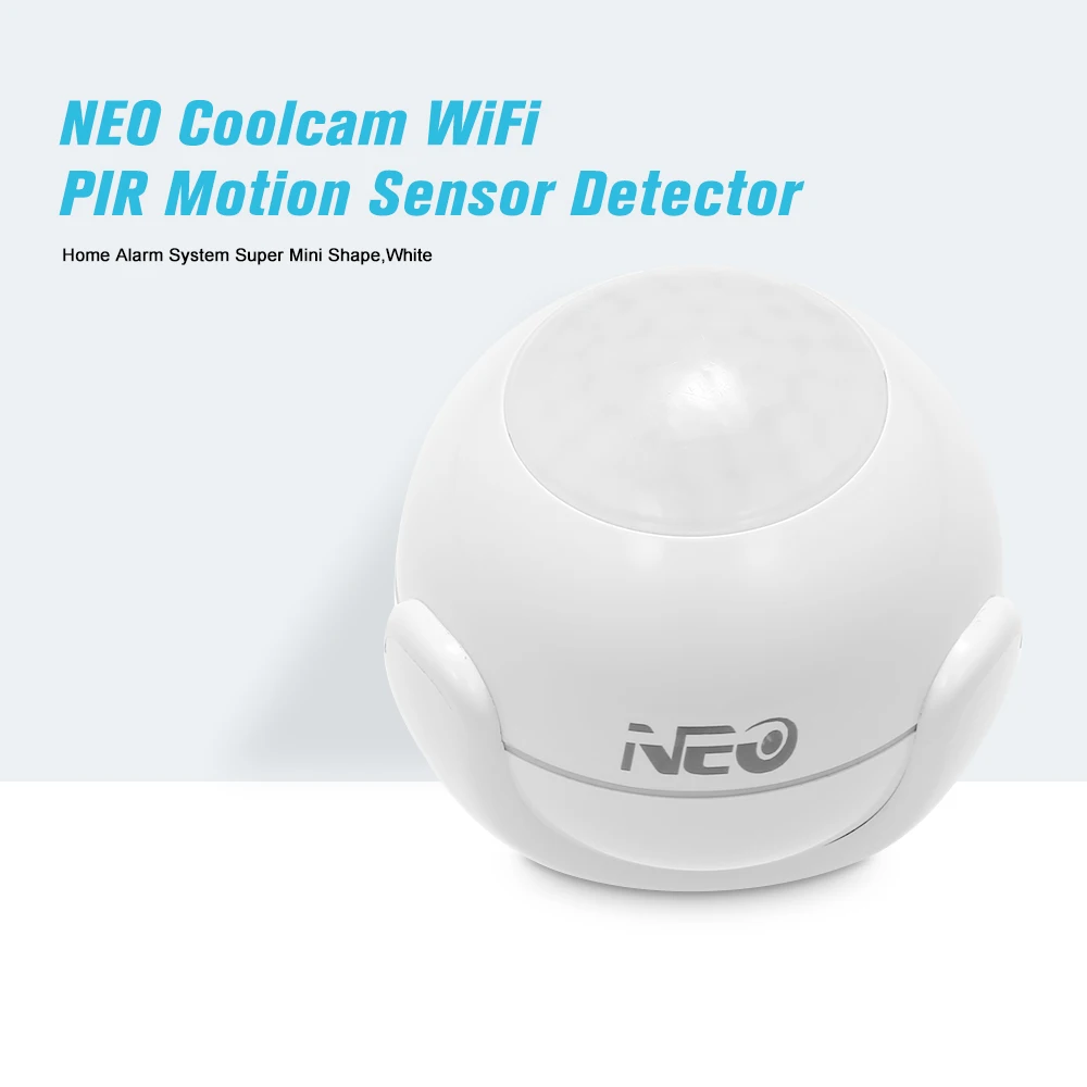 НЕО Coolcam белый WiFi PIR датчик движения Детектор домашняя сигнализация супер мини форма