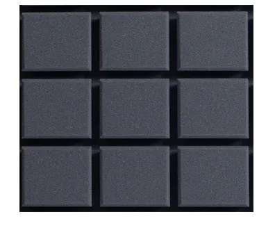 8 шт. 30x30x5 см высокой плотности акустическая пена для звукоизоляции студия акустическое регулирование звука поглощение Клин плитка для студии - Цвет: Black color