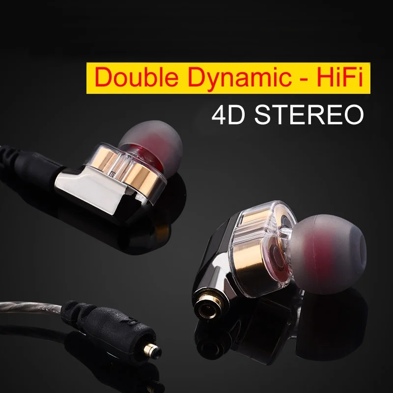 Наушники супер двойной динамический audifonos HiFi наушники с высоким басом лучший звук спортивная Гарнитура для xiaomi iPhone samsung гарнитура MP3