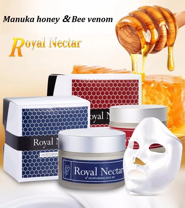 Нельсон Мёд Королевский нектар мед manuka и пчела benom увлажняющий уход за кожей лица Лифт 50 мл сделано в Новой Зеландии акне маска для ухода за кожей