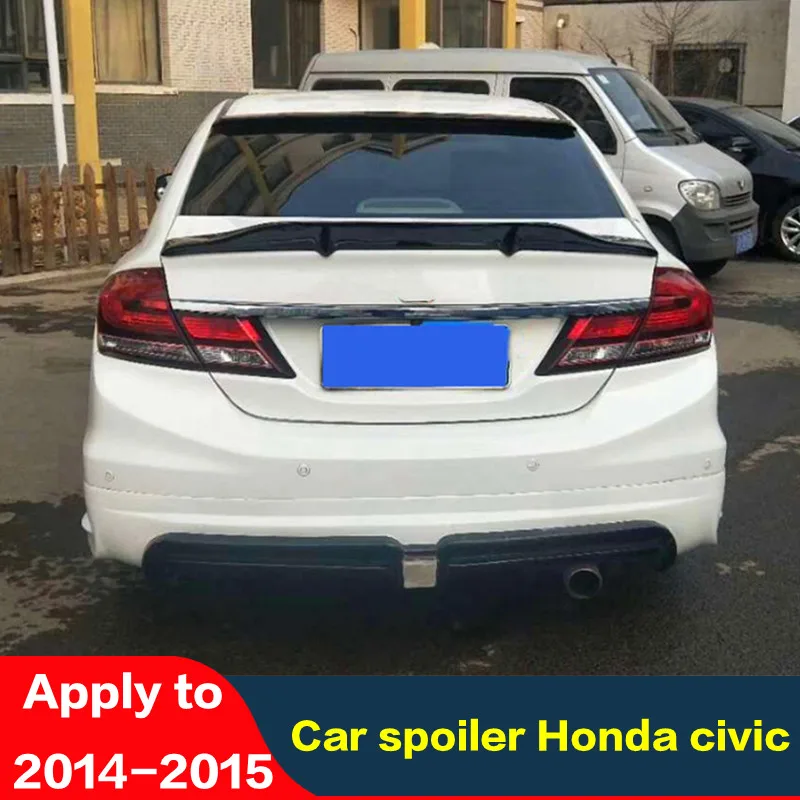 CEYUSOT для реальных углеродных аксессуаров спойлер старой Honda Civic 2014 2015