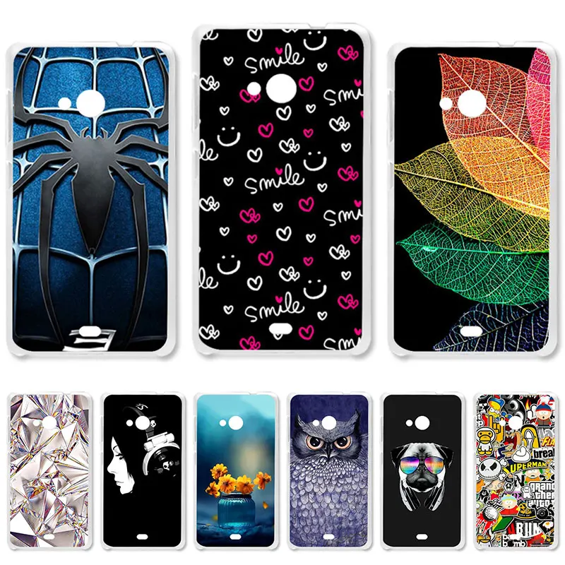 

TAOYUNXI Soft TPU Case For Microsoft Nokia Lumia 535 Cases For Nokia Lumia 535 N535 5.0 inch Flexible Painted Protective Covers