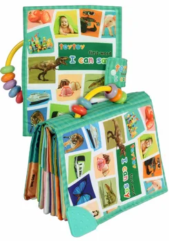 TEYTOY Baby Toy Soft Infant Activity Baby Toys, My First Word Book to Knowing the world oxford first atlas activity book