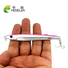 HENGJIA 1шт 40г твердого металла свинца рыболовные приманки воблеры море тонущий жесткий приманки джиг песка рыболовные снасти 