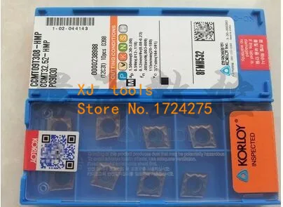 

Free Shipping 10pcs CCMT09T308 PC9030 Turning carbide inserts for SCLCR/SCKCR,Suitable for processing of Stainless Steel