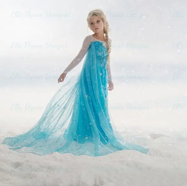 Baby S Elsa Anna Party Dress Kids Ice Princess Children Baby S Elsa Anna Party Dress Kids Ice Princess Children Clothing Clothes Cosplay Costume On Aliexpress Alibaba Group
