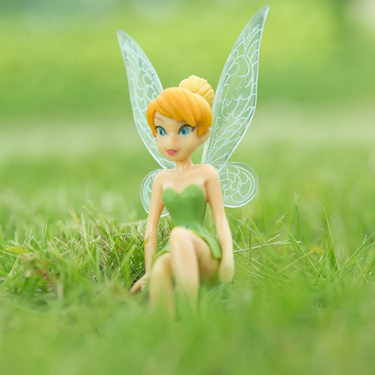 6 шт./компл. аниме мультфильм Tinkerbell ПВХ фигурка игрушки куклы для девочек подарок для детей