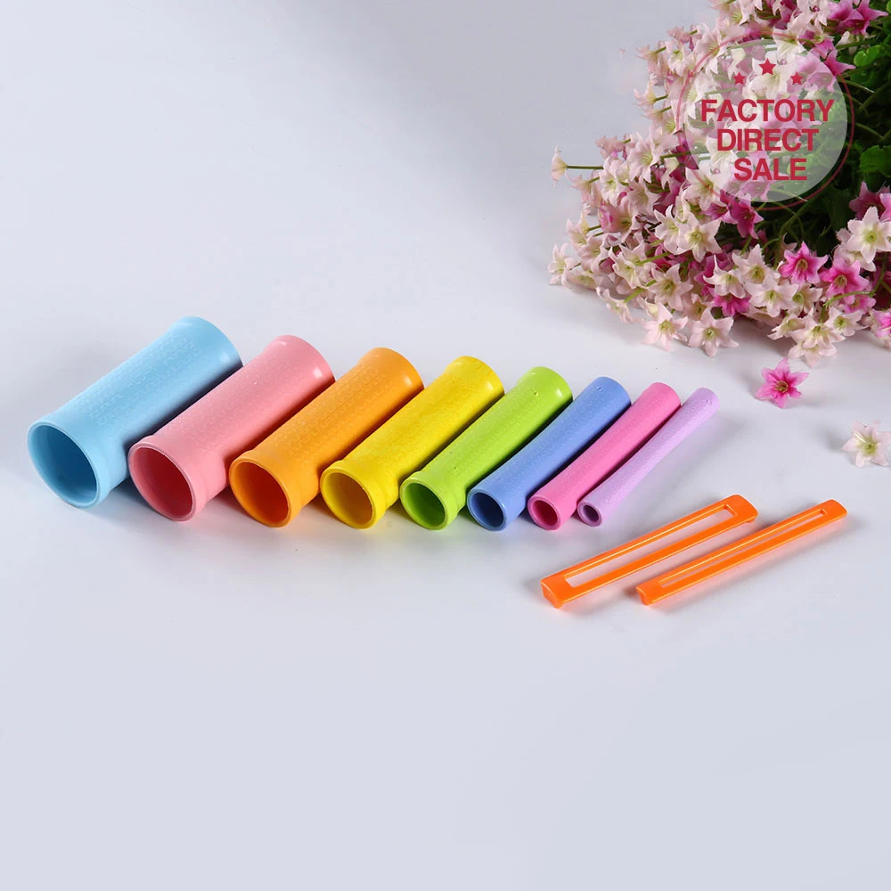 Hair Cold Perm Rods With Clips Hairdressing Home Use DIY Magic Hair Rollers Curlers Wave Fluffy Styling 6pcs/Pack