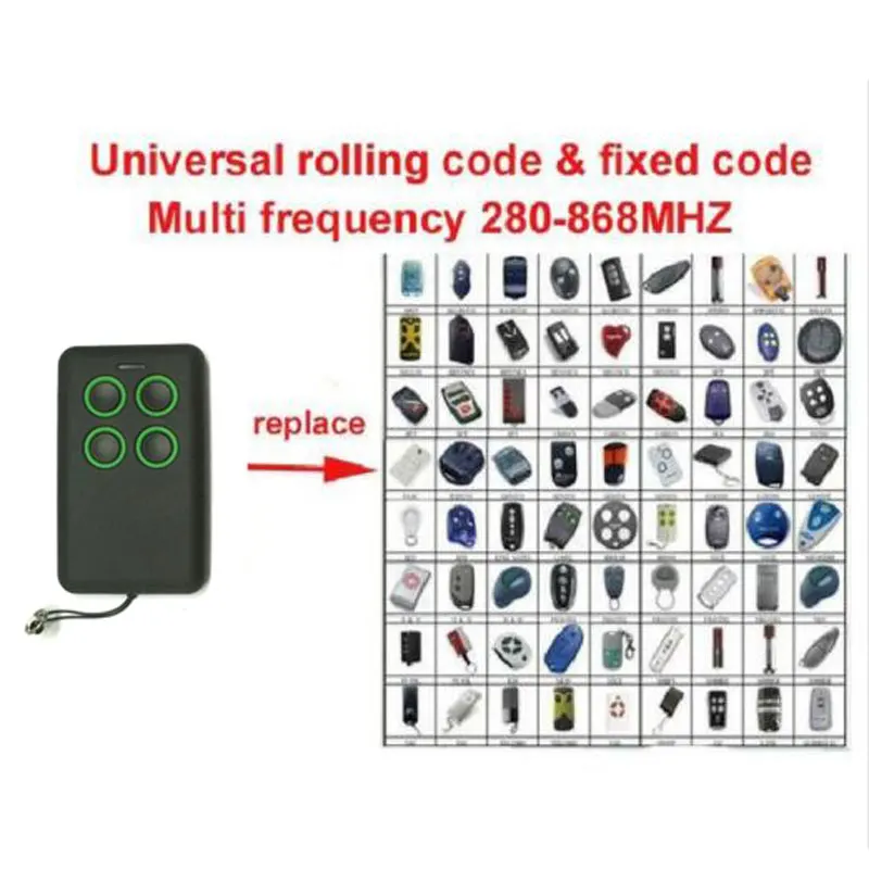 

Duplicator CAME DOORHAN FAAC NICE replacement remote control transmitter rolling code top quality