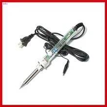 Быстрый нагрев 200-450 стоградусная температура Регулируемая 60 Вт паяльник сварочный Утюг