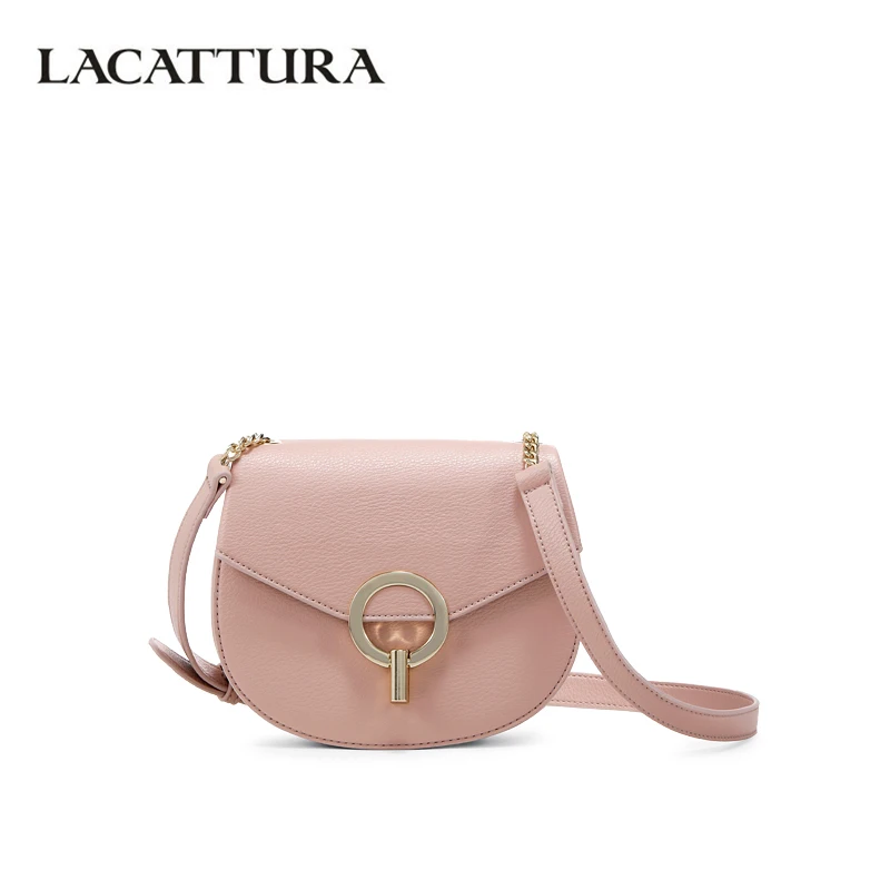 

LACATTURA 2019 Luxury Women Handbag Fashion Messenger Bag Designer Flap Shoulder Bags Small Chic Purse Crossbody Bags for Women