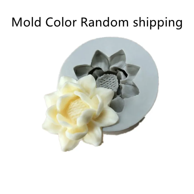 Small 3D Sunflower silicone Fondant mold single flower aromatherapy Plaster Soap Silicone mold