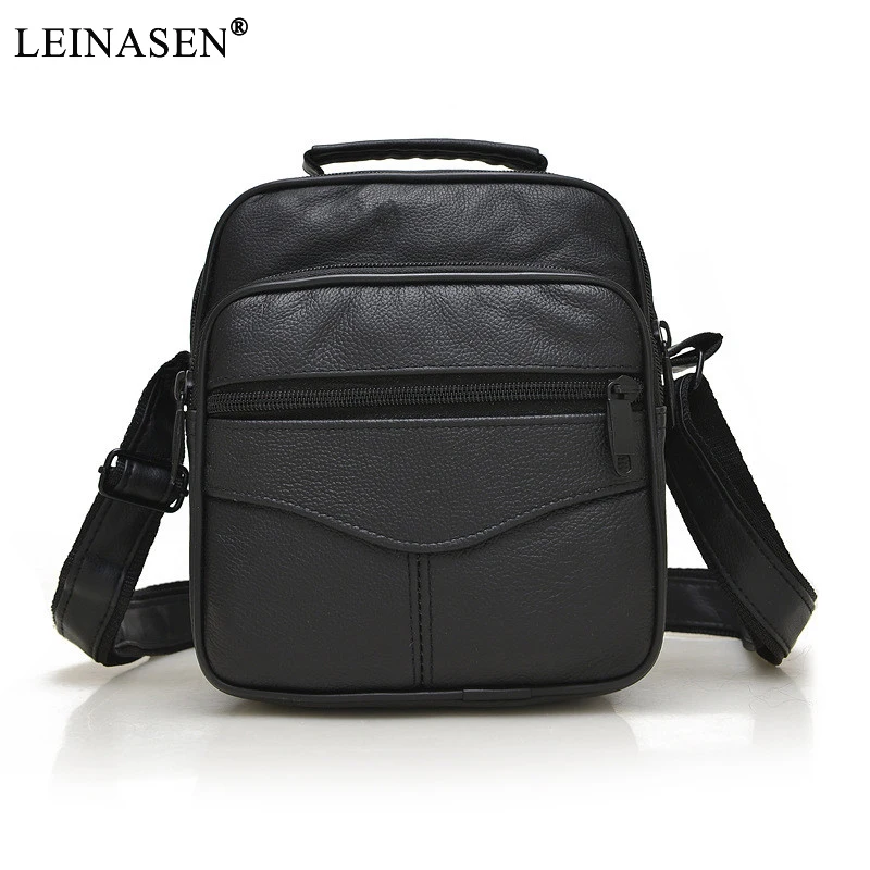 

2019 Men messenger bags genuine leather Sheepskin men bag designer high quality shoulder bag casual zipper office bags for men