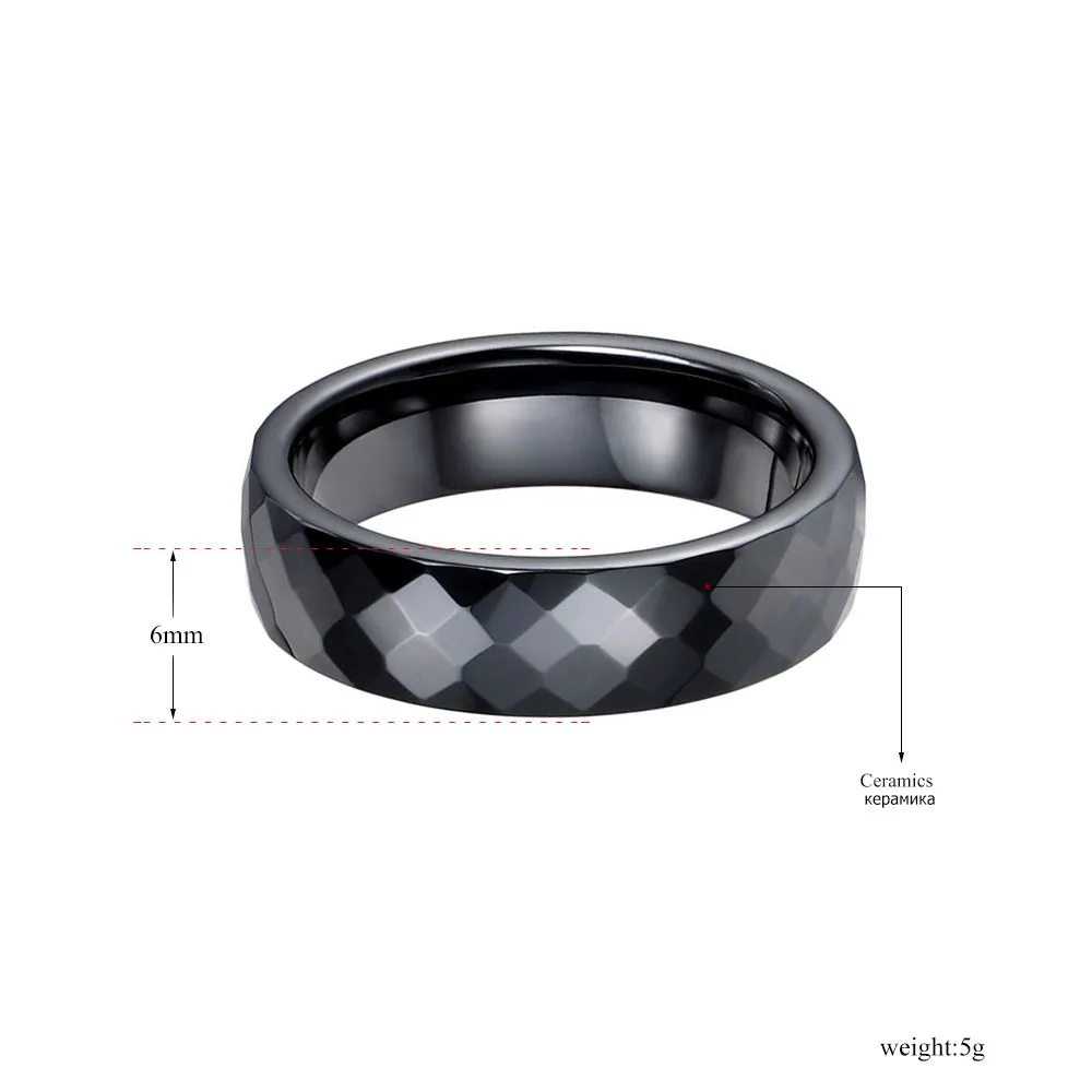 YiKLN трендовые черные/белые режущие керамические кольца, ювелирные изделия, классические ювелирные украшения, Свадебные обручальные кольца для женщин, Anneaux YR18014