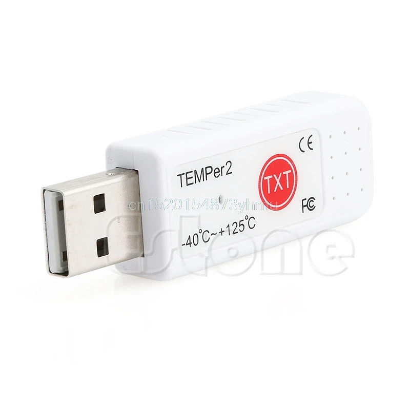 

USB Thermometer Hygrometer Temperature Sensor Data Logger Recorder For PC Laptop