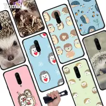 Hedgehog cute Black Soft Case for Oneplus 7 Pro 7 6T 6 Silicone TPU Phone Cases Cover Coque Shell