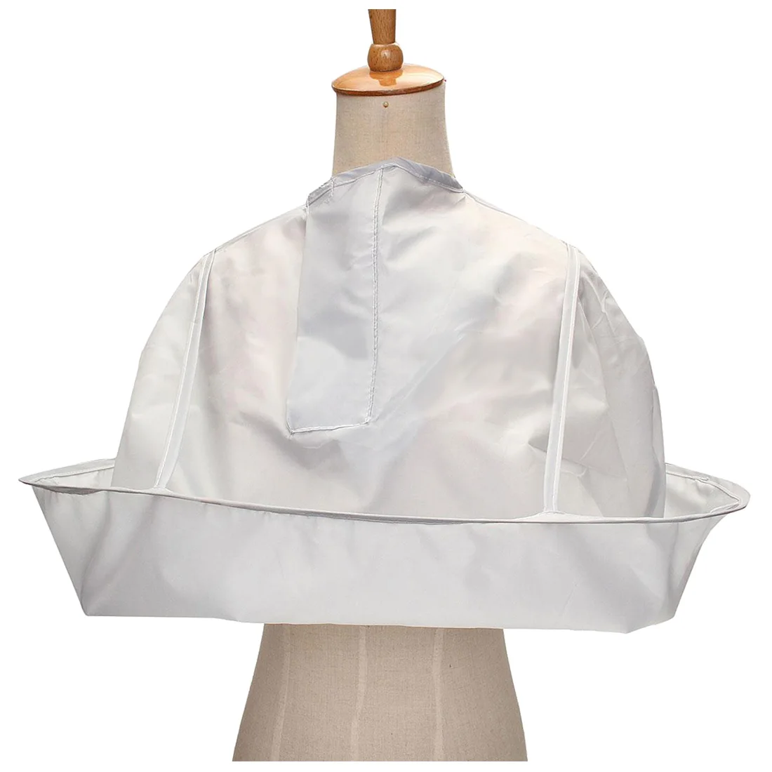 Silver gray mantle umbrella cloak Cut hair barber Silver gray mantle umbrella cloak Cut hair barber