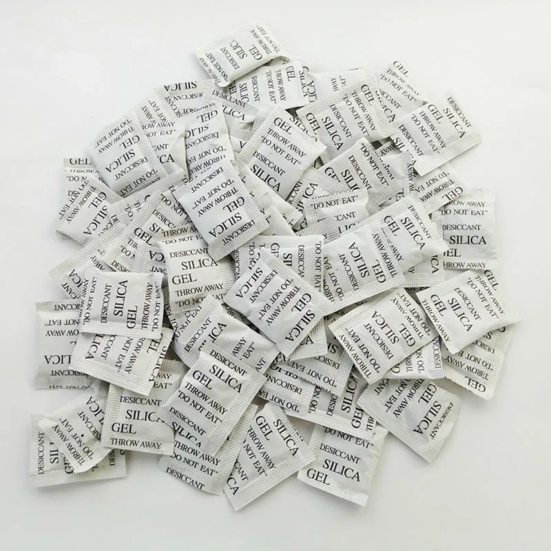 Silica Gel 1g 100 Packets Non Toxic Silica Gel Reusable Dehumidifier