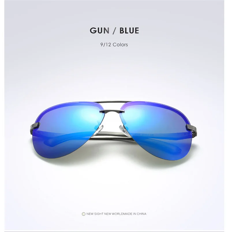 Фирменный дизайн, алюминиевые поляризованные солнцезащитные очки для вождения, для мужчин и женщин, крутые солнцезащитные очки, покрытие линз, мужские и женские Оттенки для мужчин/женщин