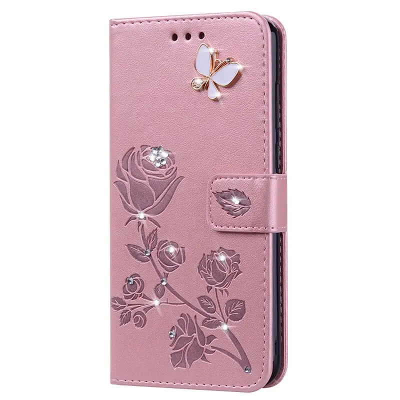 3D Bling кожаный чехол для samsung Galaxy A50 A2 Core A10 S M10 A30 A20E A70 A40 A60 A8 A6 S8 S9 S10 плюс A7 A9 чехол с откидной крышкой