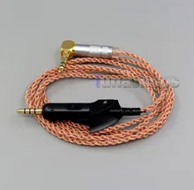 LN006200 3 5mm OCC Copper Weave Cloth Headphone Earphone Cable For QC2 QC15 QC35 Headset
