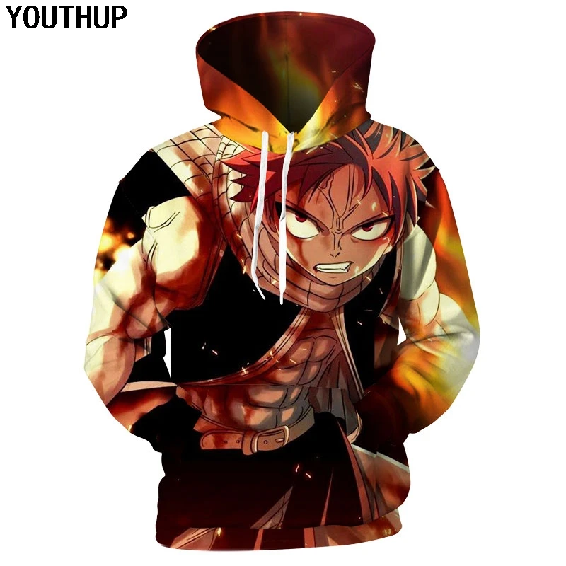 Anime Fairy Tail 3D print Hoodie Men Women Casual Sweatshirt Pullovers Tops