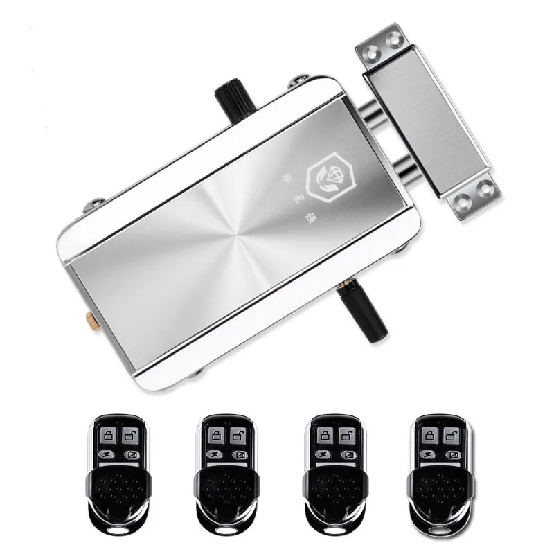 remote control door lock wireless lock anti theft lock automatically intelligence household for home apartment 6