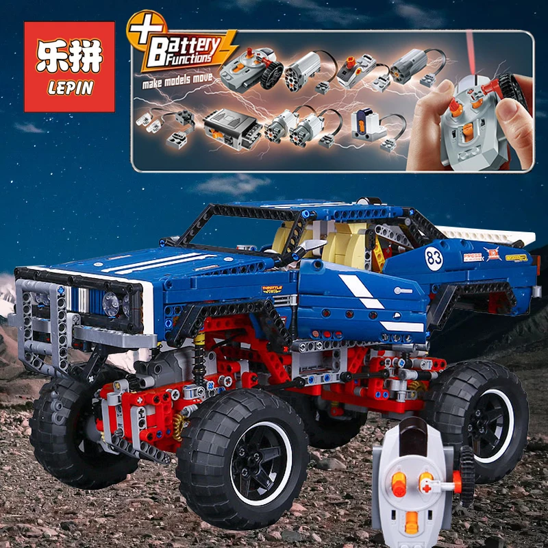 

Lepin 20011 Technic Car Remote Control RC Rally Climbing Electric off-road Vehicles 4x4 Building Blocks Toys compatible 41999