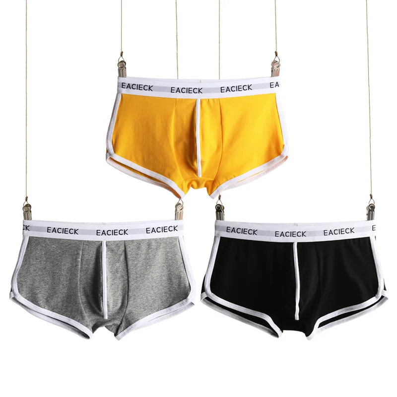 

3Pcs/Lot Men's Boxer shorts Comfortable Men's Underwear Brand Cotton Sexy Boxers Male Underwear cueca M~ XXXL