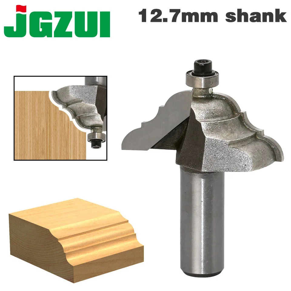 1Pc Table Edge Router Bit French Baroque 1/2" Shank Line knife