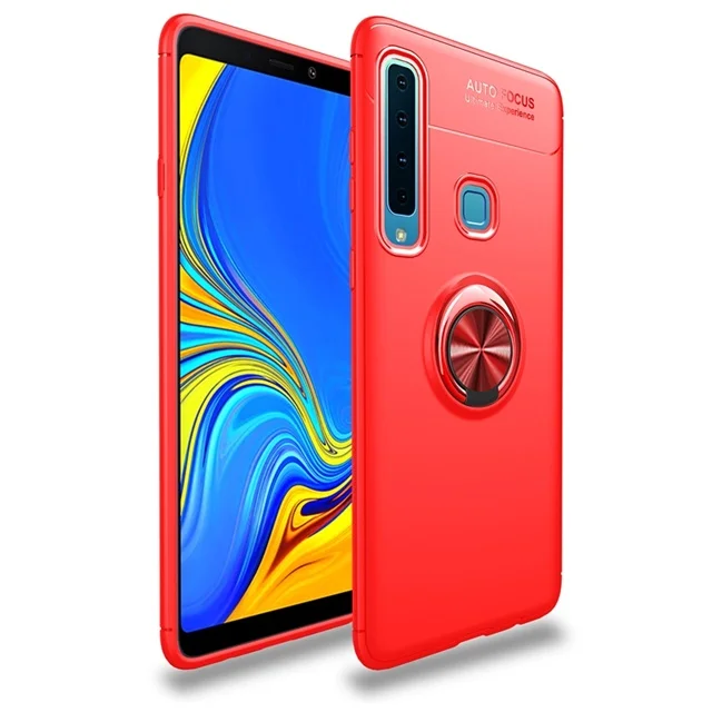 Силиконовый чехол для samsung Galaxy S10 плюс S10E A6 A7 A9 J4 J6 J8 J2 крышка сердечника на M10 M20 A10 A20 A30 A40 A50 A70 Fundas - Цвет: Red