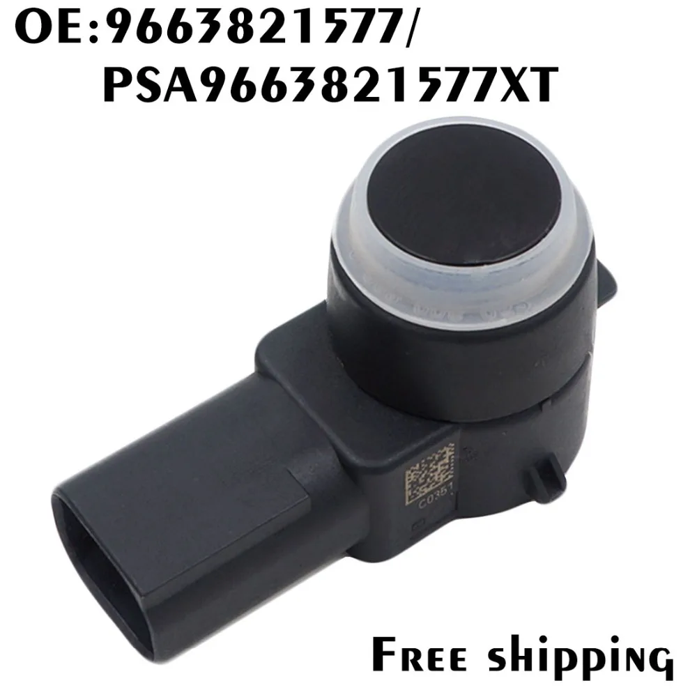 4PCS PDC Parking Sensor For Peugeot 307 308 407 Rcz Partner Citroen C4 C5 C6 9663821577XT PSA9663821577 6590A5 6590 EF
