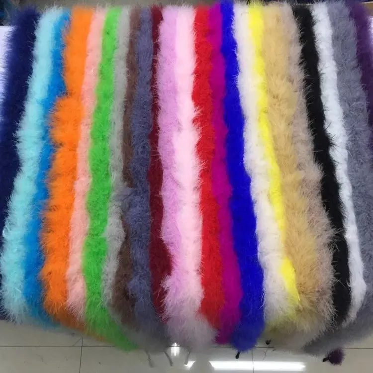 Turkey Feather Boa Turkey Feather Strip Fluffy Craft Decoration