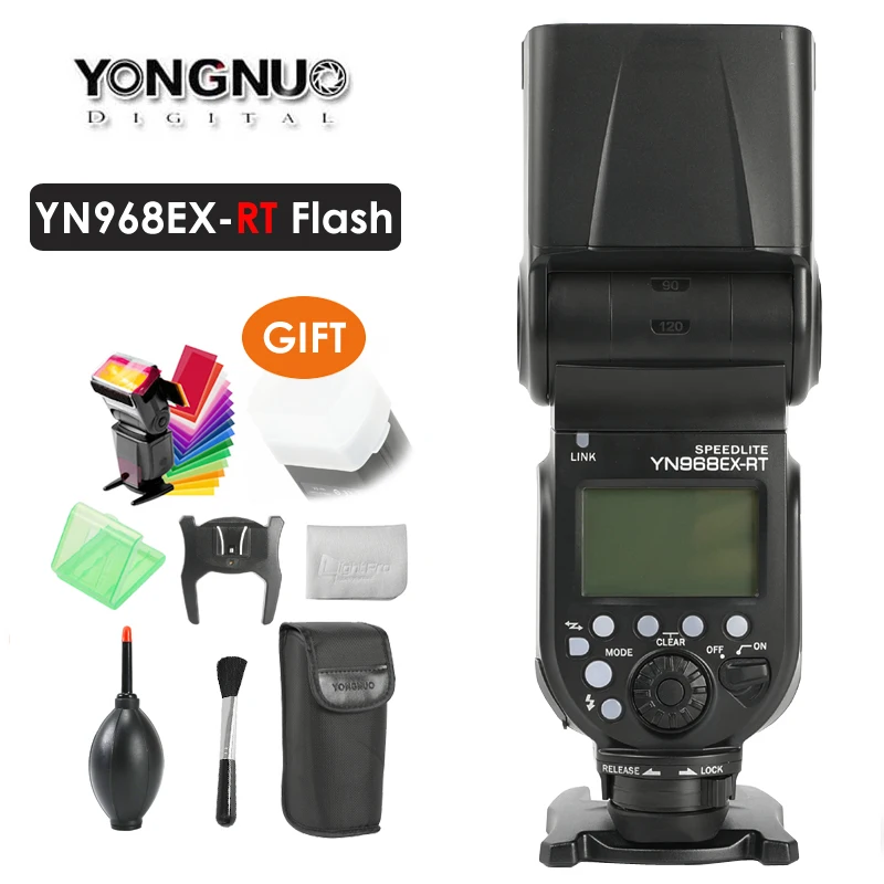 YONGNUO YN968EX-RT Flash Скорость lite Высокое-Скорость синхронизации ttl Беспроводной w/светодио дный для Canon 5diii 6D 7DII 60D 1100D 1200D 1000D 700D