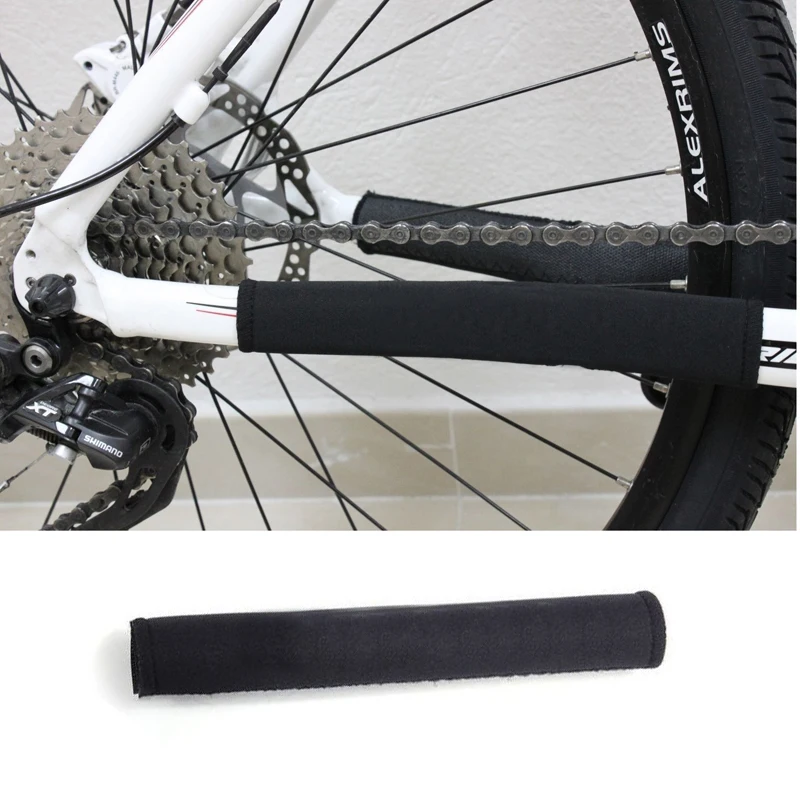 

MrY1Pcs Bike Fram Protector Cycling Chain Stay Posted Protector MTB Road Bicycle Chain Care Stay Posted Frame Protector Hit Against