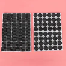 48Pcs/Bag Practical Non-slip Self Adhesive Furniture Rubber Feet Pads Protect Sofa Table Chair Floor Mat Round Sticky Pad