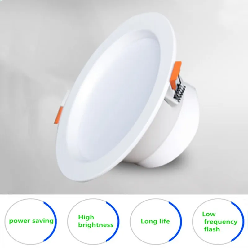 

LED Downlight3w 9w 12w 15w 20w 25w 30w220V LED Recessed Ceiling Spot Light Panel Down Light Round LED Lighting Cool/ Warm White