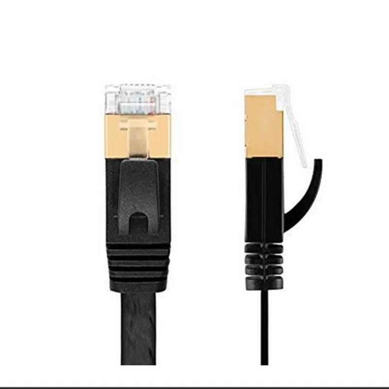 Cavo Di Rete Patch Piatto Ethernet Lbsc Cat7, Schermato (Stp) Con Snagless Rj45 Connectors-1M2M3M5M7.5M15M30M