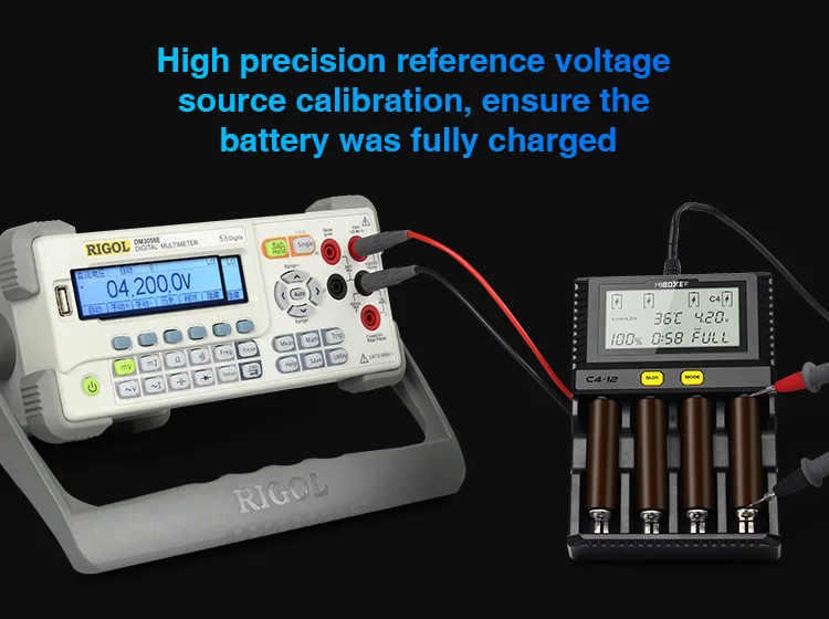 MiBOXER C4 C4-12 C8 Батарея Зарядное устройство 4 слота ЖК-дисплей Дисплей для батарей Li-Ion(литий-ионных) LiFePO4 Ni-Cd AA 21700 20700 26650 18650 RCR123 18700