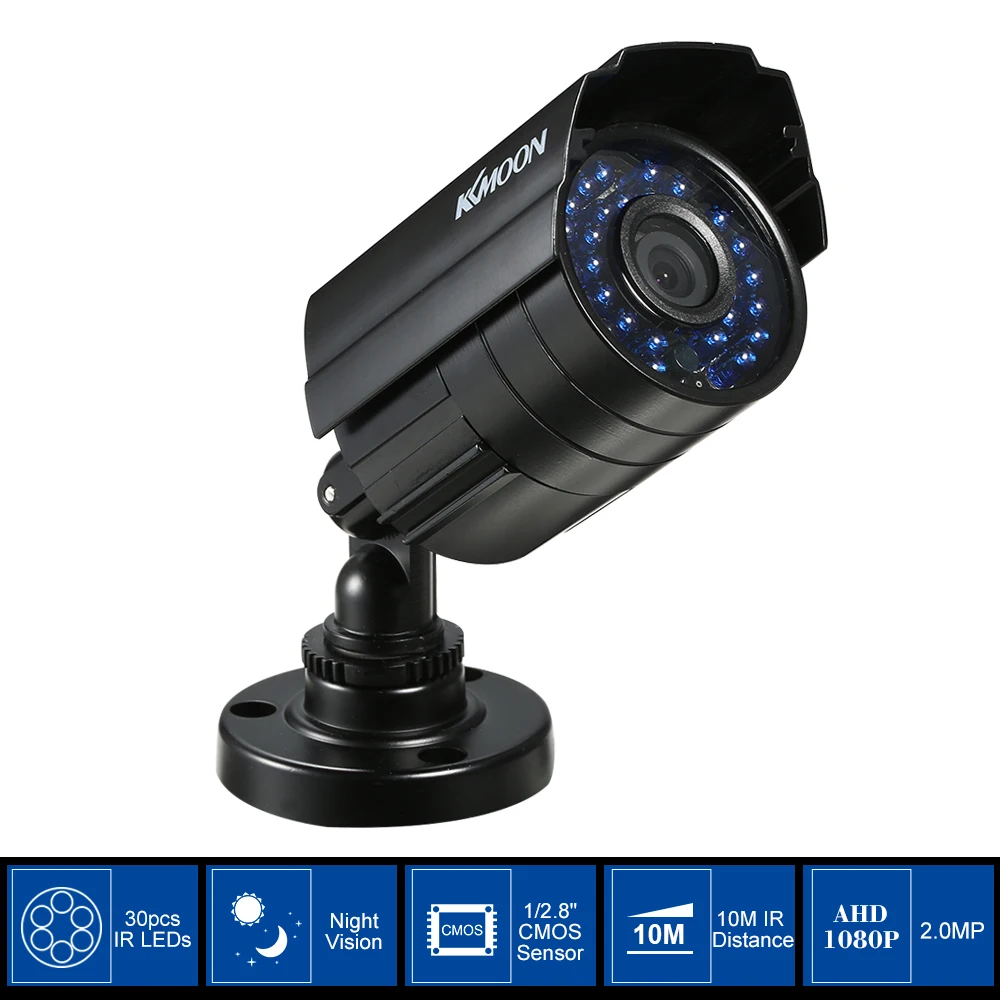 KKmoon 1080P AHD Bullet Waterproof CCTV Camera 2.0MP 1/2.8" CMOS 30pcs
