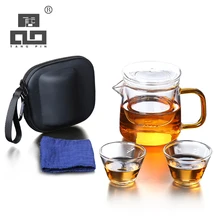 TANGPIN кофейные и чайные наборы стеклянный чайник Gaiwan чайники портативные дорожные чайный сервиз, кружка для вина
