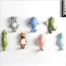 New Arrivals Fresh Creative Cute Cartoon Animals Children Household Adornment Resin Wall Hook Coat Hooks A159