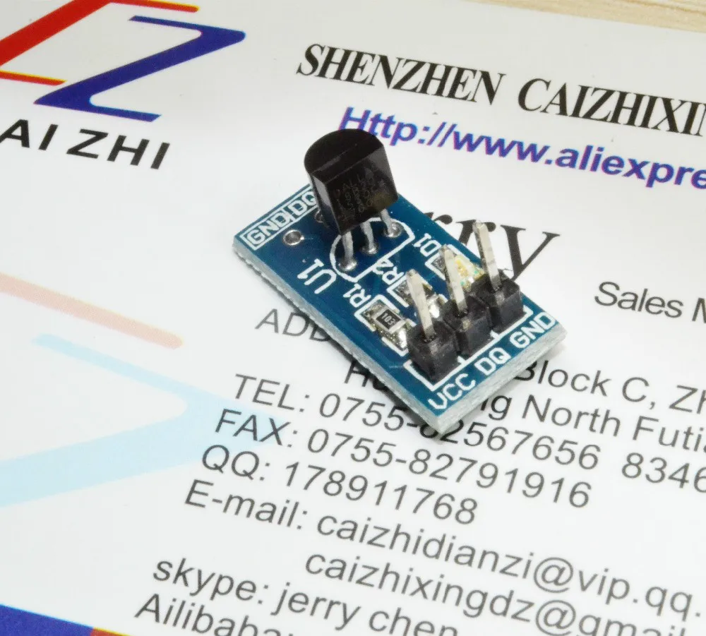 

Free Shipping DS18B20 temperature measurement sensor module For arduino