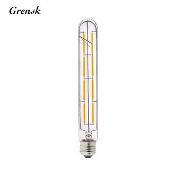 

T30 225mm,8W,LED Filament Light Bulb,Edison Tubular Style,Warm White 2700K,110V 220VAC,Decorative Lighting,Dimmable