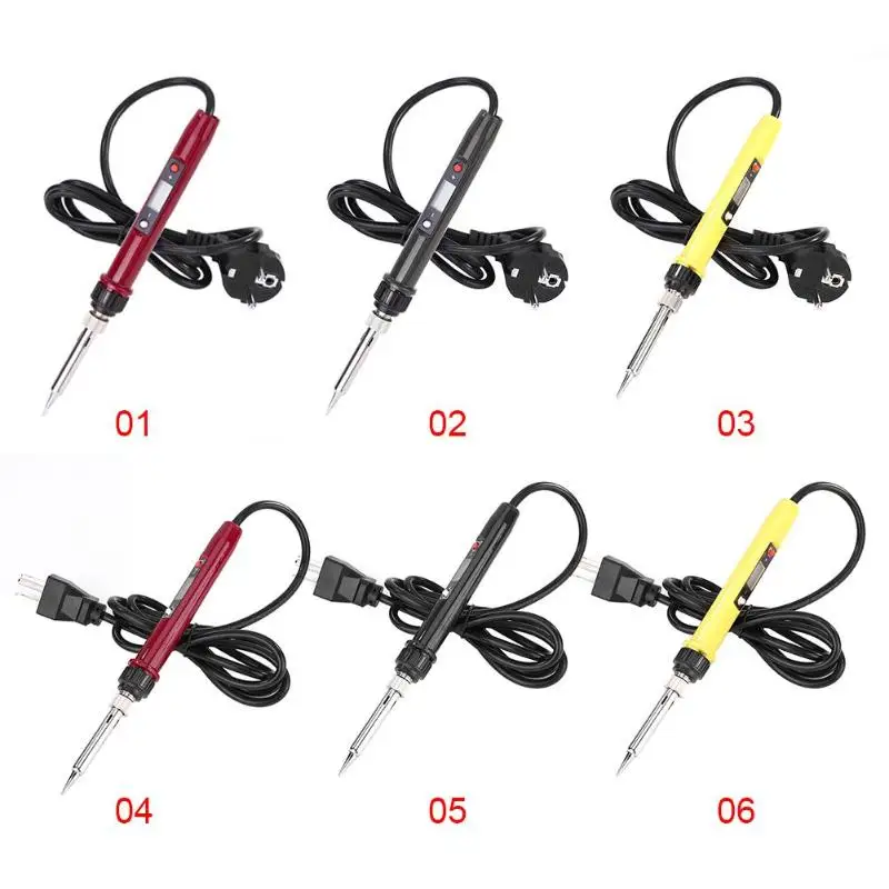 80W LCD Electric Soldering Iron Temperature Adjustable Welding Solder Iron Rework Station