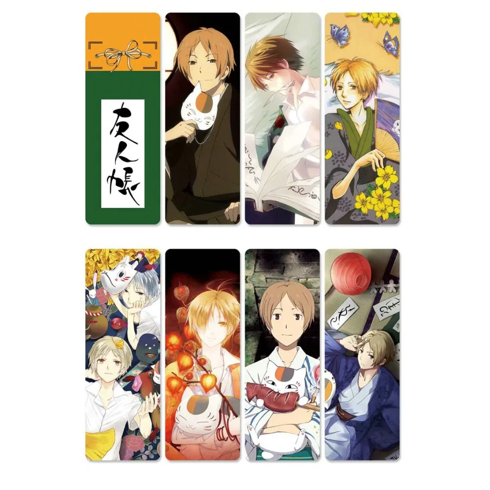 8pcs//set PVC Bookmarks of Natsume Yuujinchou book mark