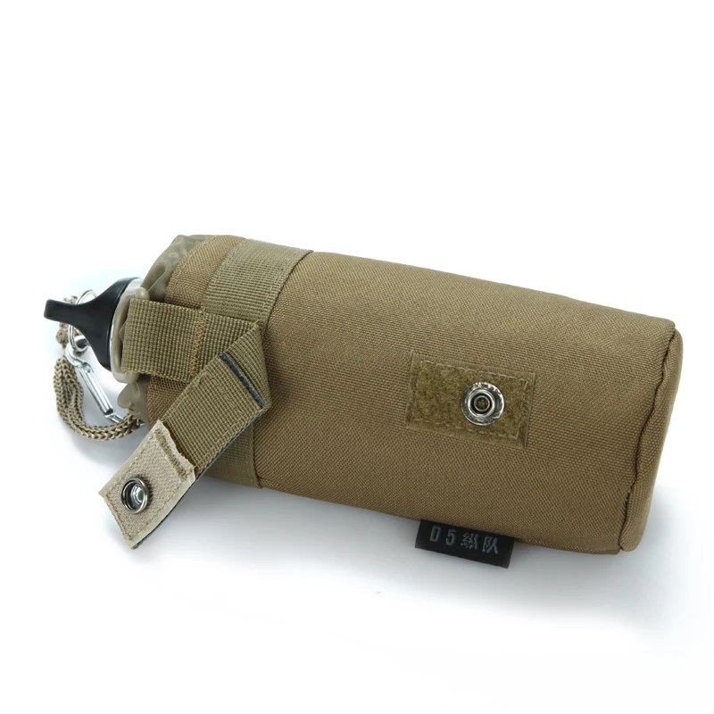 7.5*15cm Portable Outdoor molle Accessory pockets Water Bottle Bag Kettle Nylon Pouch attached Pack annex pendant bags